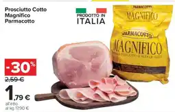 Carrefour Prosciutto Cotto Magnifico Parmacotto offerta
