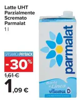 Carrefour LATTE UHT PARZIALMENTE SCREMATO PARMALAT offerta