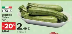 Carrefour Zucchine Chiare offerta