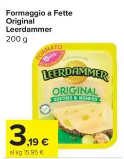 Carrefour Formaggio a Fette Original Leerdammer offerta