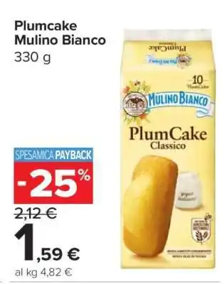 Carrefour Plumcake Mulino Bianco offerta