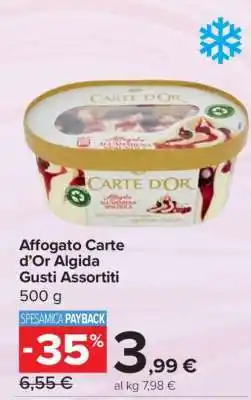 Carrefour Affogato Carte d’Or Algida Gusti Assortiti offerta