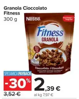 Carrefour GRANOLA CIOCCOLATO FITNESS offerta