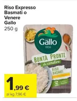 Carrefour Riso Expresso Basmati o Venere Gallo offerta