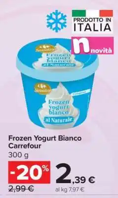 Carrefour Frozen Yogurt Bianco Carrefour offerta