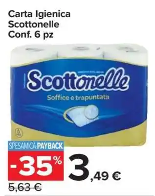Carrefour Carta Igienica Scottonelle offerta
