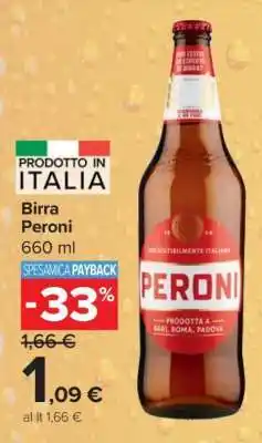 Carrefour Birra Peroni 660 ml offerta