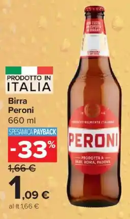 Carrefour Express Birra Peroni offerta