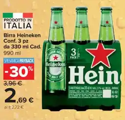 Carrefour Express Birra Heineken offerta