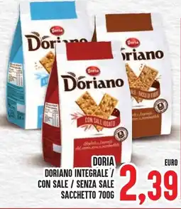 Al Discount Doria doriano integrale / con sale/senza sale sacchetto offerta