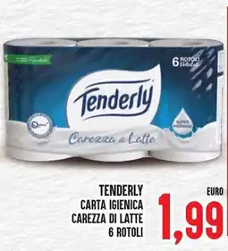 Al Discount Tenderly carta igienica carezza di latte offerta