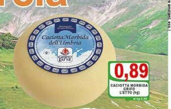 Top Supermercati Caciotta offerta
