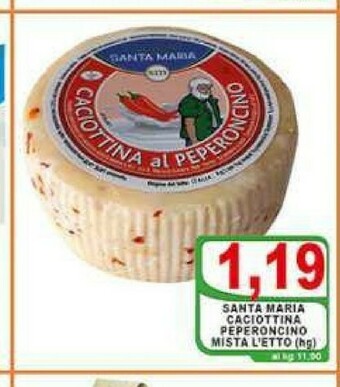 Top Supermercati Caciotta offerta