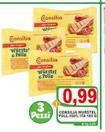 Top Supermercati Wurstel di pollo offerta