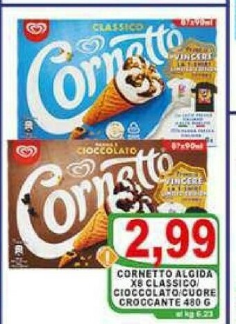 Top Supermercati Cornetto offerta