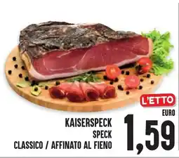 Al Discount Kaiserspeck speck classico / affinato al fieno offerta
