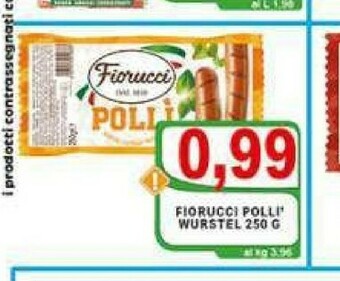Top Supermercati Wurstel di pollo offerta