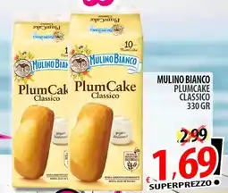 Il Genio Supermercato Mulino bianco plumcake classico offerta