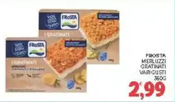 Eté Frosta merluzzi gratinati offerta