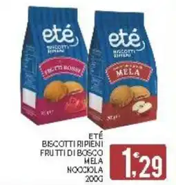 Eté Eté biscotti ripieni frutti di bosco mela nocciola offerta