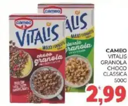 Eté Cameo vitalis granola choco classica offerta