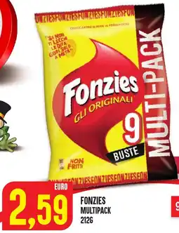Al Discount Fonzies multipack offerta