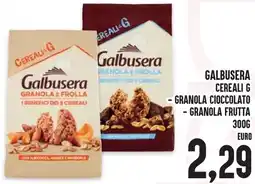 Al Discount Galbusera cereali g - granola cioccolato - granola frutta offerta