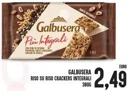 Al Discount Galbusera riso su riso crackers integrali offerta