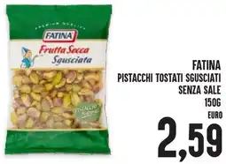 Al Discount Fatina pistacchi tostati sgusciati senza sale offerta