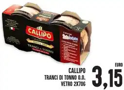 Al Discount Callipo tranci di tonno 0.0. vetro offerta