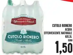 Al Discount Cutolo rionero acqua effervescente naturale offerta