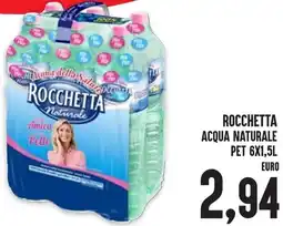 Al Discount Rocchetta acqua naturale pet offerta