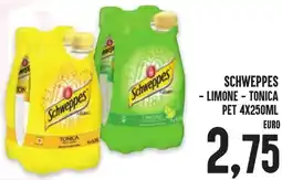 Al Discount Schweppes - limone - tonica offerta