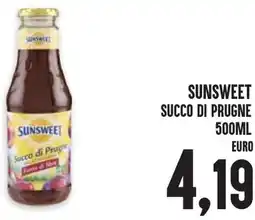 Al Discount Sunsweet succo di prugne offerta