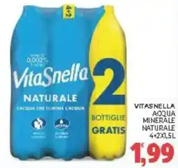 Eté Vitasnella acqua minerale naturale offerta