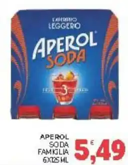 Eté Aperol soda famiglia offerta