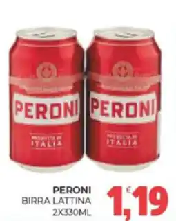 Eté Peroni birra lattina offerta