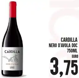 Al Discount Cardilla nero d'avola doc offerta