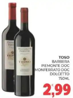 Eté Toso barbera piemonte doc monferrato doc dolcetto offerta