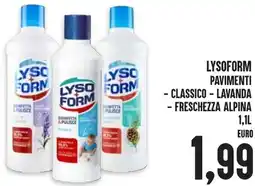 Al Discount Lysoform pavimenti offerta