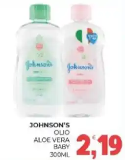 Eté Johnson's olio aloe vera baby offerta