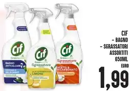 Al Discount Cif - bagno - sgrassatori offerta