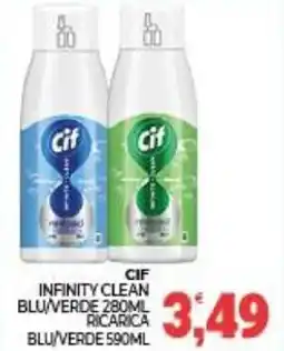 Eté Cif infinity clean blu/verde, ricarica blue/verde offerta