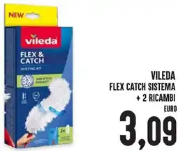 Al Discount Vileda flex catch sistema + 2 ricambi offerta
