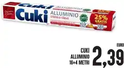 Al Discount Cuki alluminio 16+4 metri offerta