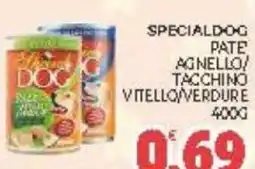 Eté Specialdog pate agnello/ tacchino vitello verdure offerta