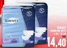 Al Discount Serenity pannolone notte offerta
