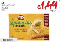 Carico Cash & Carry Aia spinacine di pollo originali offerta