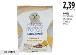 Carico Cash & Carry Monge special dog excellence agnello offerta