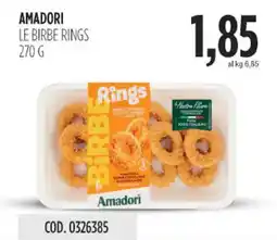 Carico Cash & Carry Amadori le birbe rings offerta